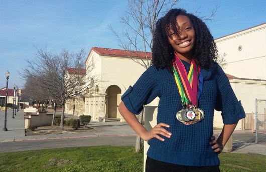 Lemoore High's Azalea Johnson-Neal hopes to fund her trip to Australia to take part in the Down Under Sports program where she will run cross country.